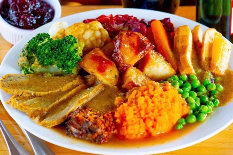 Liverpool’s oldest veggie cafe, The Egg is known for their amazing Sunday roast, available every Sunday. It is not exclusive to Christmas time, but perfect to have during the festive season - vegan meat with all the trimmings, gravy and cranberry sauce - delicious.