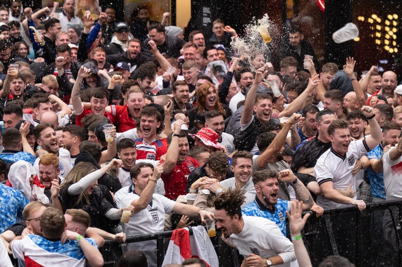 Beers were being thrown in Croydon, as has become a tradition.