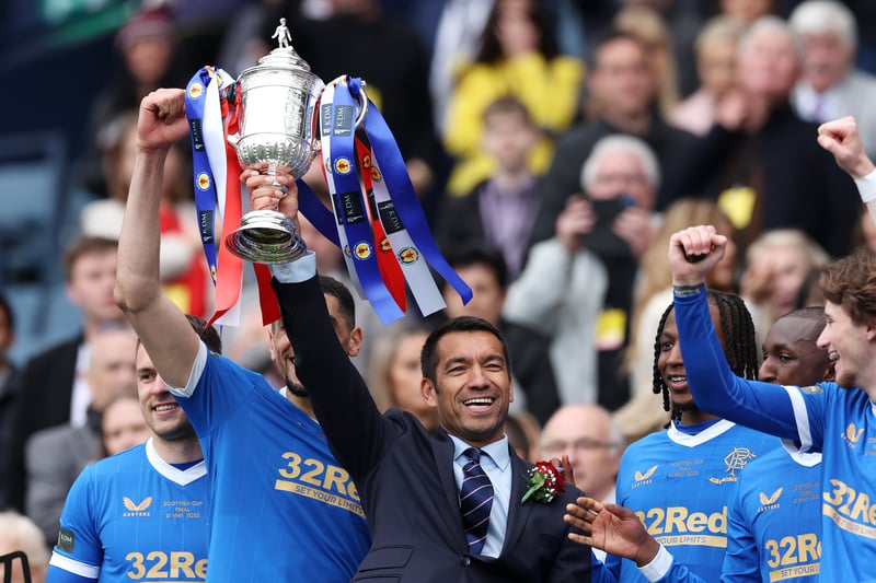 Just three days after their heartbreak in Spain, Rangers returned to Glasgow to lift the Scottish Cup after beating Hearts in extra-time - ending their 13 year wait to lift the iconic piece of silverware. It helped to soften the blow of Celtic reclaiming the Premiership title
