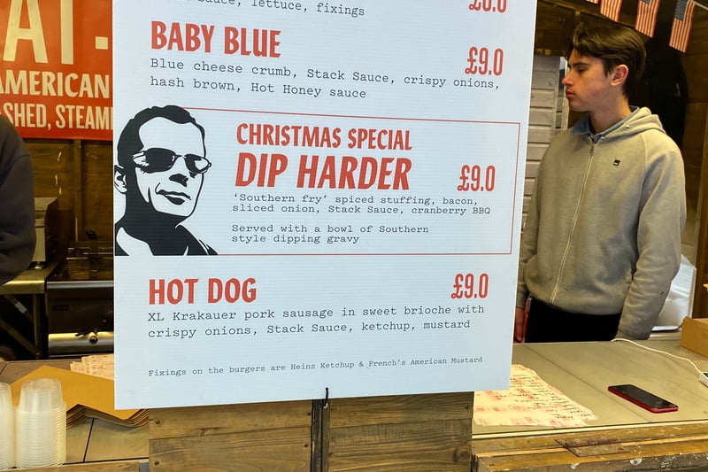 The popular burger joint is at the Christmas Market this year.