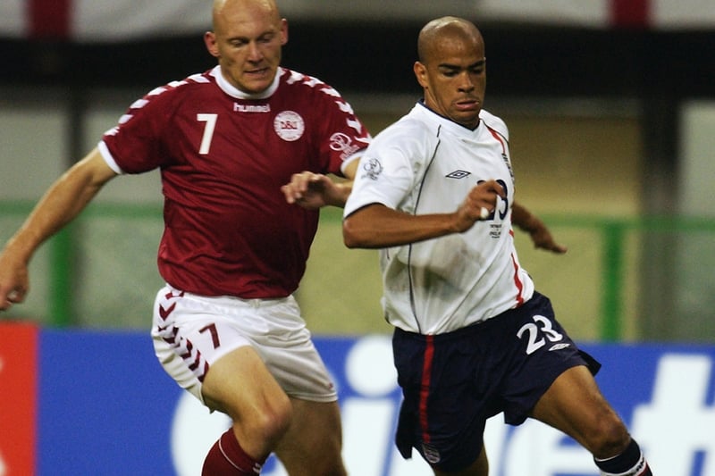 Dyer was the Magpies’ only representative in the England squad for the finals in 2002.  He made three substitute appearances including in the quarter-final defeat against Brazil.