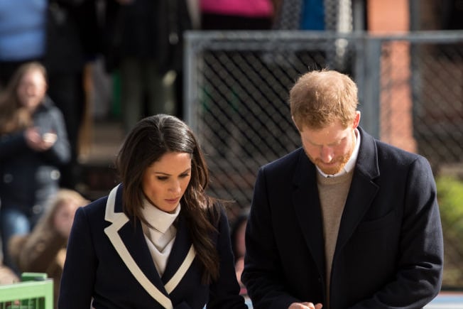 Prince Harry and Meghan Markle at the Nechells Wellbeing Centre (Photo by Oli Scarff - WPA Pool/Getty Images)