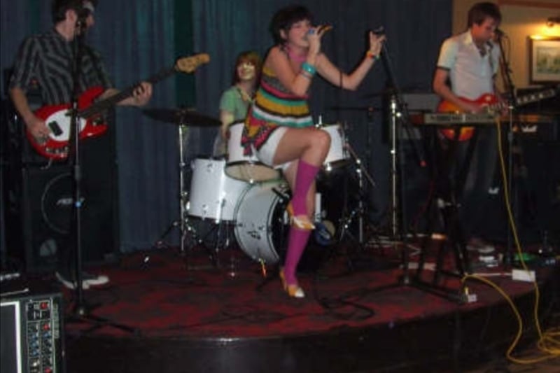 Laura Boyd, now an STV presenter, was the frontman for her band Pooch in the 2000s who also featured at Pin Up Nights in 2007