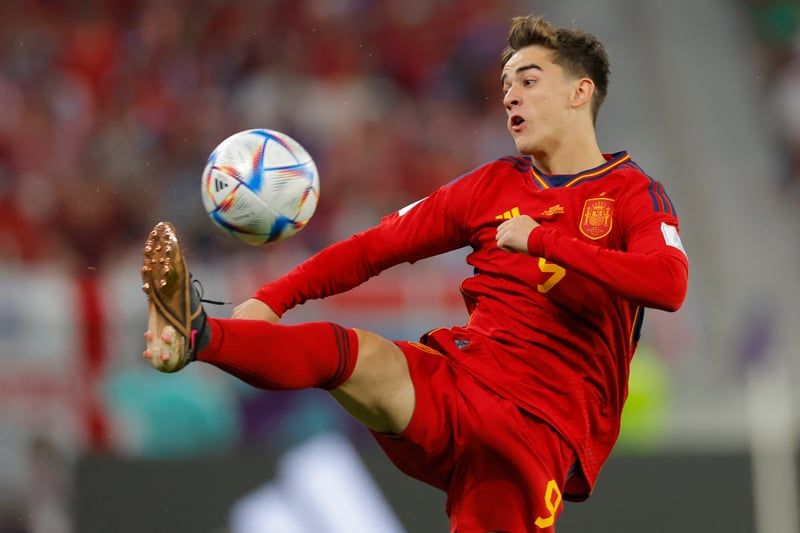 Another young Barcelona star, Gavi isn’t far behind midfield counterpart Pedri. He only turned 18 in August but has played 64% of all the minutes available to him in La Liga this season - and made 14 senior appearances for Spain. These, just like Pedri, included the 7-0 thrashing over Costa Rica in Group E - and he scored a brilliant volley in that game. He is likely to be of great importance to Luis Enrique’s side.