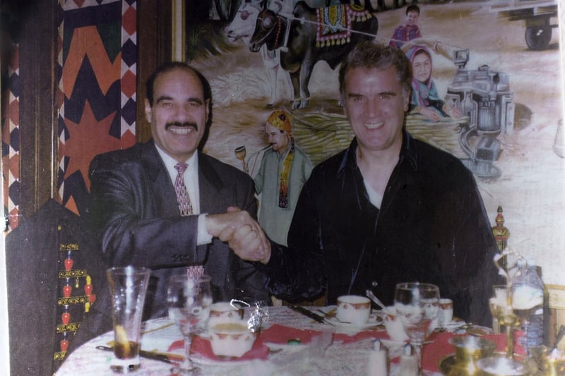 Koh-I-Noor was Glasgow's oldest Indian restaurant which had been serving hungry Glaswegians Indian dishes since 1964 when they opened their first restaurant on Gibson Street. The restaurant was a favourite of Billy Connolly's with him being pictured here in the restaurant in 2002 restaurant with owner Russel Tahir. 