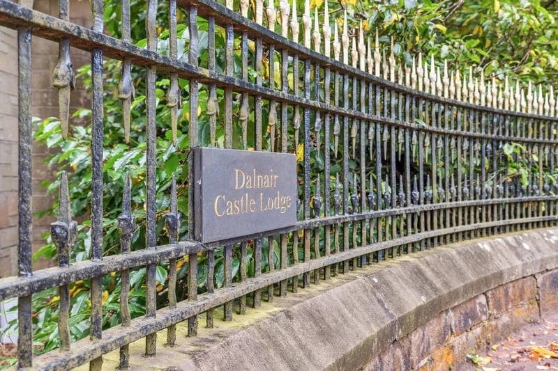 The gatehouse is situated at the entrance to the Dalnair Castle Estate 