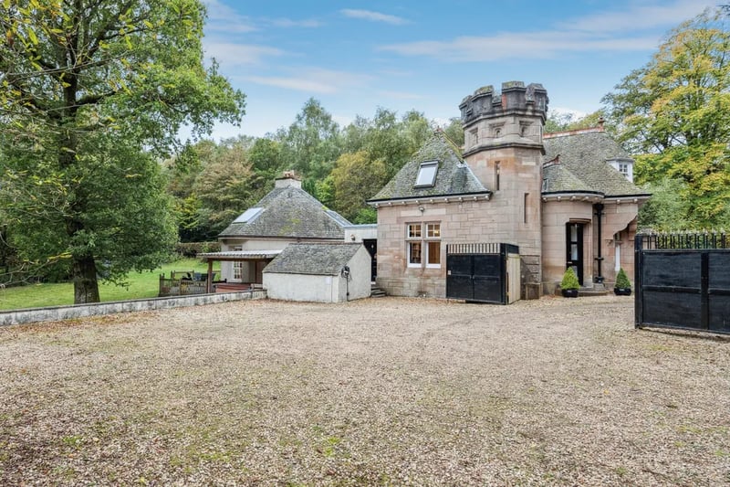 Private grounds to the property at Dalnair Castle Lodge, Croftamie, Stirlingshire