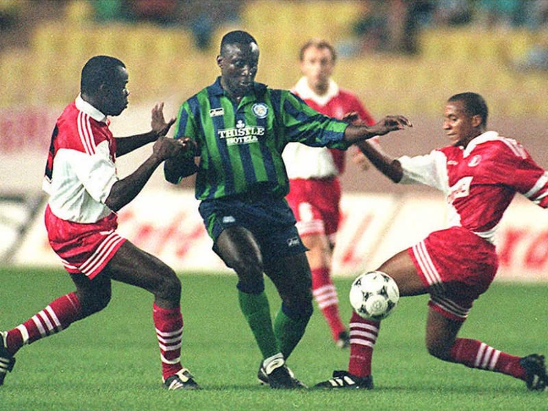 The Whites’ season gets off to a strong start with Tony Yeboah scoring a hat-trick in their UEFA Cup opener away to Monaco in September.