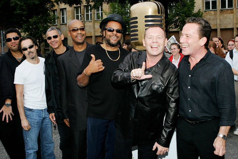 English reggae and pop band UB40 formed in Birmingham in 1978. The Brummies The have had more than 50 singles in the UK Singles Chart, and has also achieved considerable international success with hits such as Food for Thought and Red Red Wine