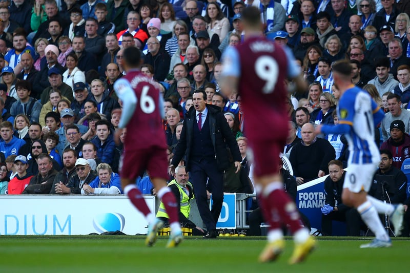 Aston Villa are on the up after a disappointing start, with new boss Unai Emery starting well.