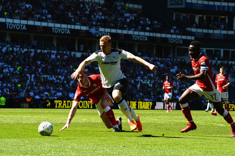 Derby snapped up Vydra from Watford in 2016, spending just under £8.5m.