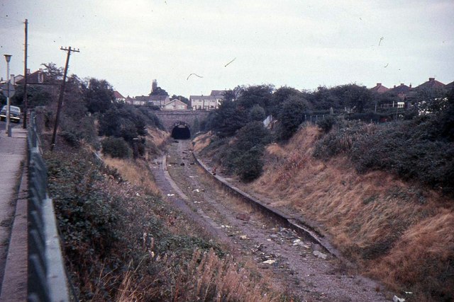 The station opened in 1888 and was on the Bristol and Gloucestershire Railway Line operated by Midland Railway, situated between Fishponds and Mangotsfield.  Its setting made access difficult with a zigzag path taking passengers to the platform. It closed in 1966. 
