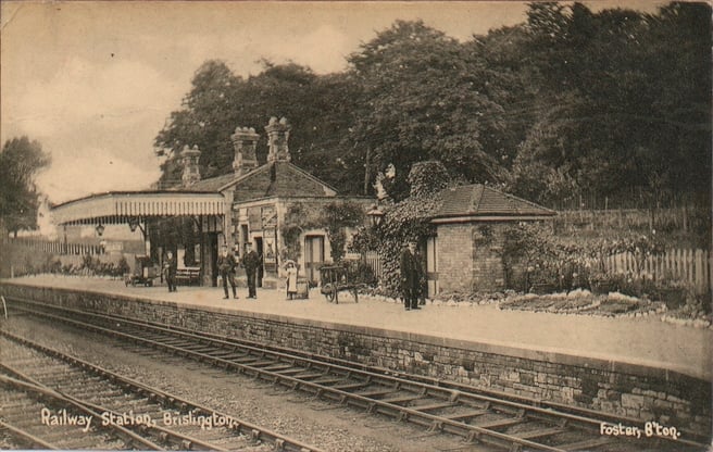 Opening in 1873, the station was a passenger and goods stop on the Bristol and North Somerset Railway. It stood in a location off Tabot Road close to where the Tesco in Callington Road stands today.  The station closed in 1963. 