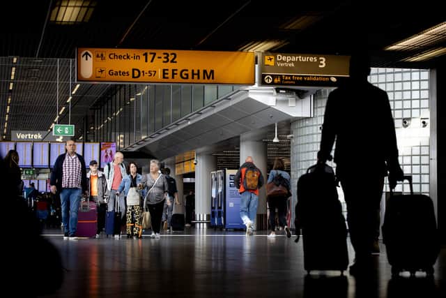 Amsterdam Schiphol Airport was used as a backdrop for some scenes in The Christmas Twins. (Photo by KOEN VAN WEEL/ANP/AFP via Getty Images)