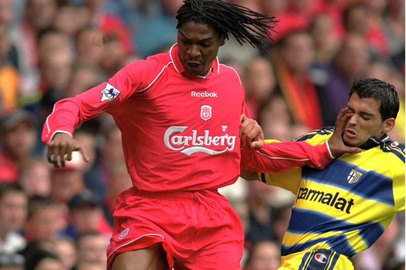 Song fell out of favour in the 2000/01 season and made just four appearances for the Reds but one of those came in the UEFA Cup first round making him a trophy winner with the Reds going on to lift the trophy after his departure