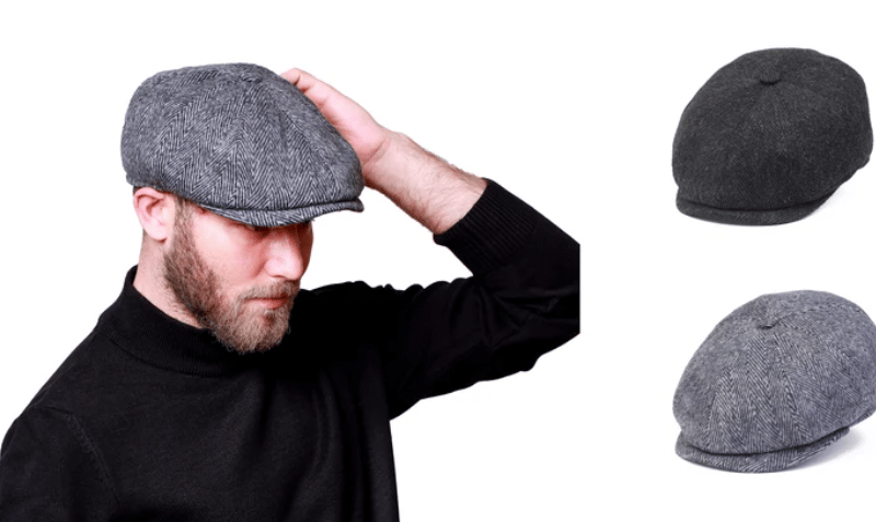 The classic Peaky Blinders flat cap is also available to buy now. The caps cost £31 on the Etsy website. 