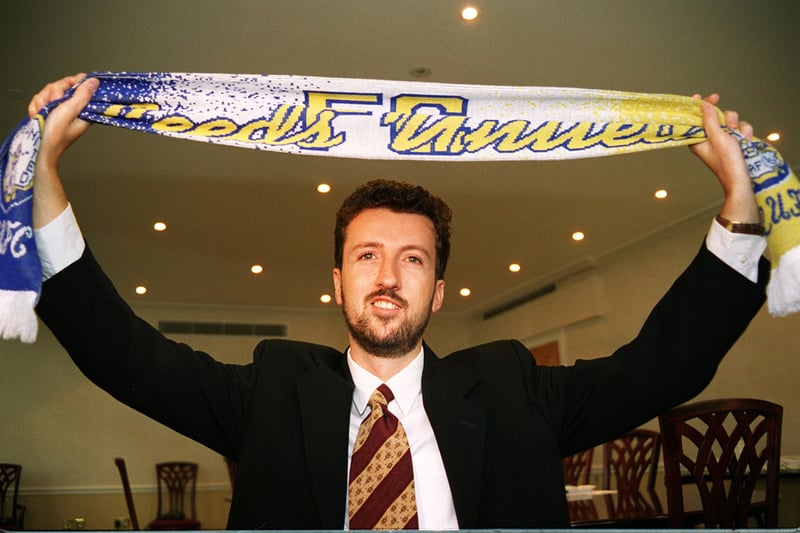 Chris Akers of the Caspian Group, who purchased Leeds United in July 1996.