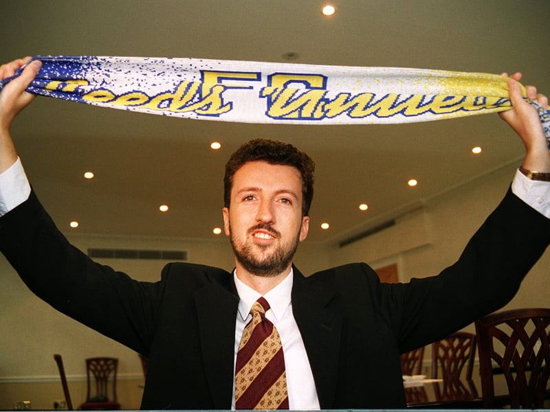 Chris Akers of the Caspian Group, who purchased Leeds United in July 1996.