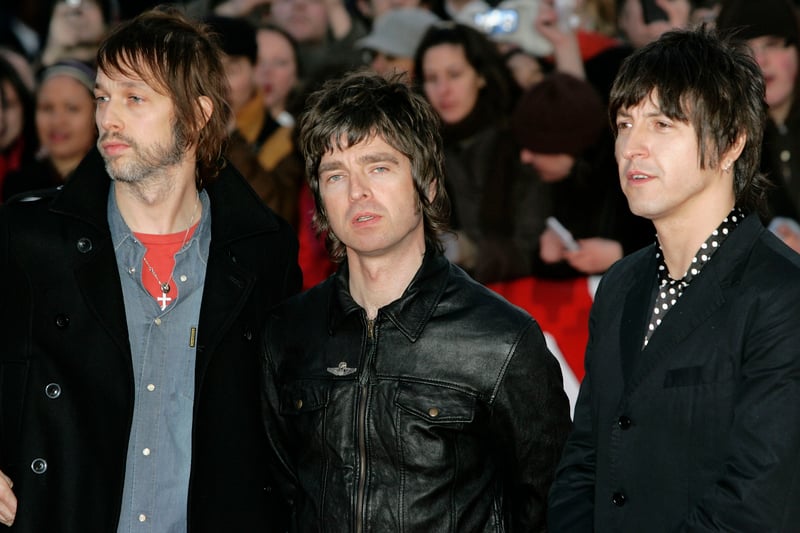  Andy Bell, Noel Gallagher and Gem Archer arrive at the BRIT Awards 2007. Credit: Gareth Cattermole/Getty Images