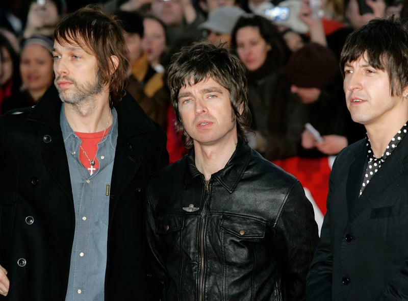  Andy Bell, Noel Gallagher and Gem Archer arrive at the BRIT Awards 2007. Credit: Gareth Cattermole/Getty Images