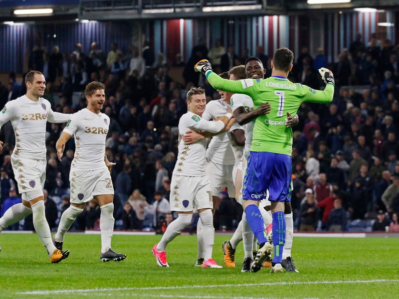 Hadi Sacko looked to have stolen a win for Leeds in the 80th minute at Turf Moor but the hosts pegged the Whites back twice in a dramatic end to the league cup tie. The sides were not separated by extra time, with ‘keeper Andy Lonergan sending United into the fourth round as he saved James Tarkowski’s penalty.