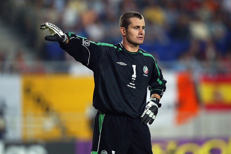 The Newcastle legend started for Republic of Ireland in goal during the 2002 World Cup where they lost to Spain on penalties in the last-16. 