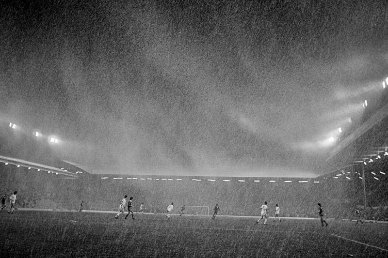 When you walk through a storm.... a European night at Anfield as Liverpool take on Benfica. (Photo by Liverpool FC via Getty Images)