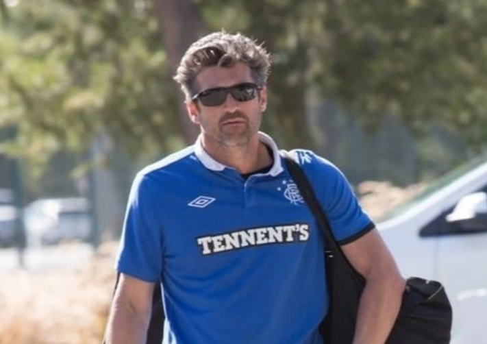 The Grey’s Anatomy star says he supports Rangers after his step-grandfather passed it on to his own sons. Spotted wearing a Gers strip at his sons’ football match in LA in May 2016.