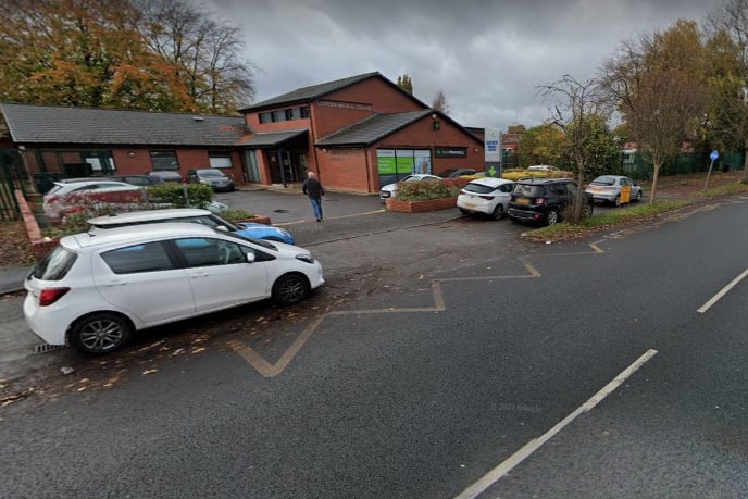 This Stretford surgery booked 2,483 appointments in October, and for 4.2% of them patients had to wait more than four weeks to see a doctor. Photo: Google Maps