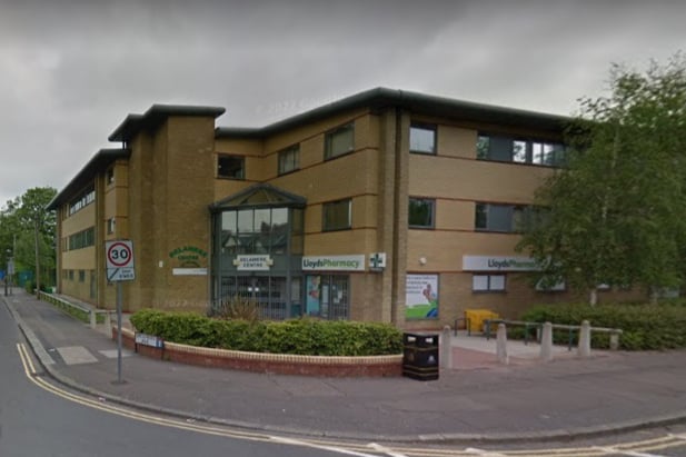 This Stretford practice logged 3,878 appointments in October, with patients having to wait over 28 days for 3.5% of them. Photo: Google Maps