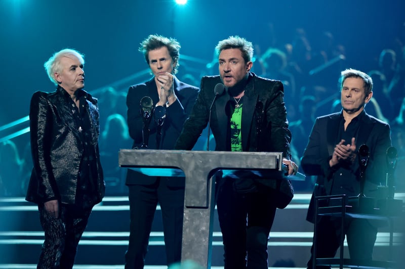 Classic British new wave band Duran Duran will be performing on Saturday 29 April. There are limited resale tickets still available starting at £198. (Photo by Theo Wargo/Getty Images for The Rock and Roll Hall of Fame)