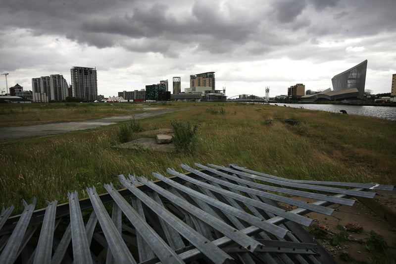 This 200-acre site is now Media City. Credit: Christopher Furlong/Getty Images