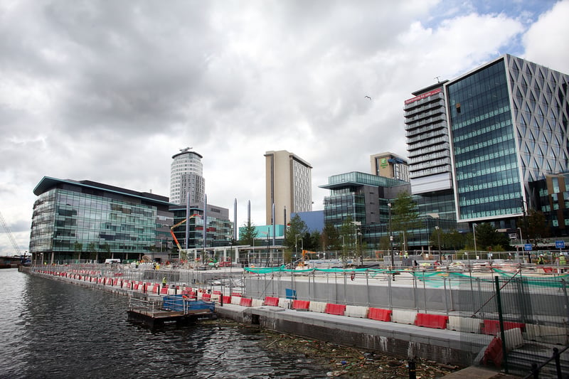 Media City under construction. Credit: Christopher Furlong/Getty Images
