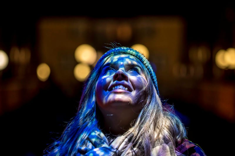The organisers of Lightwaves say the festival is about bringing an explosion of colour, light and joy to the darkest period of the year in winter. Photo: Chris Payne