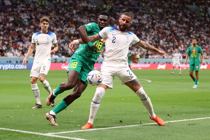 Got beat twice by Ismaila Sarr but had the pace to recover even though there was a hint of rustiness from jumping from the treatment table to starting at the World Cup