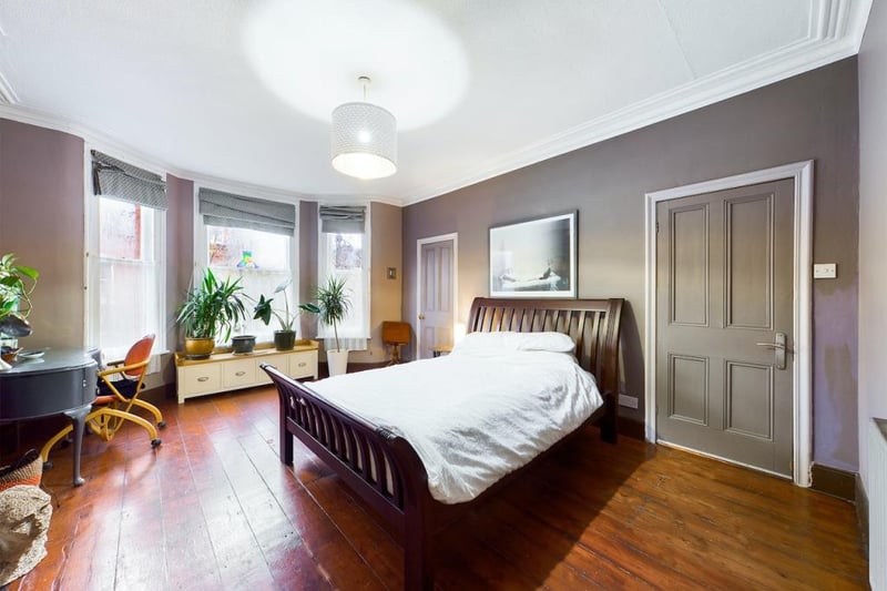 There are five spacious bedrooms within the property.