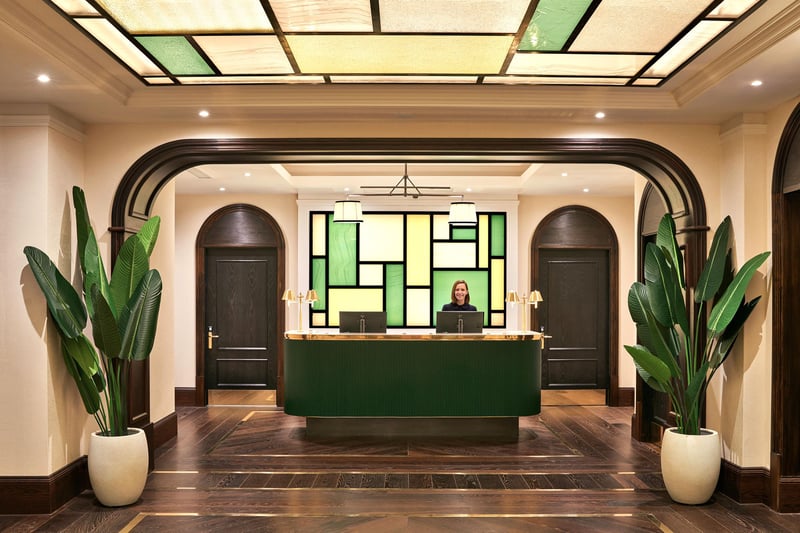 The front office of the hotel. (Photo - The Grand Hotel management) 