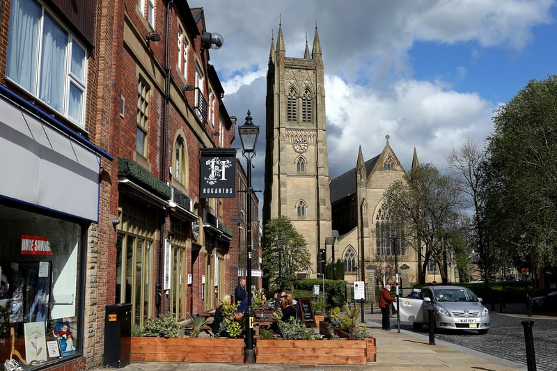 Bolton is the 22nd happiest place regionally and 183rd nationally. There is a lot of history in Bolton, including one of the country’s oldest pubs, Ye Olde Man and Scythe, founded in 1251, as well as other historical sites like Turton Tower, Hall i’ th’ Wood Museum and Smithills Hall.  Credit: Charlotte Tattersall/Getty Images