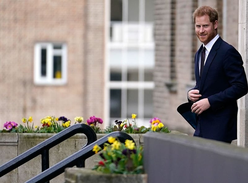 Prince Harry, Duke of Sussex, (R) leaves after a visit to The Institute of Translational Medicine at Queen Elizabeth Hospital in Birmingham, central England, on March 4, 2019. (Photo by CHRISTOPHER FURLONG/POOL/AFP via Getty Images)
