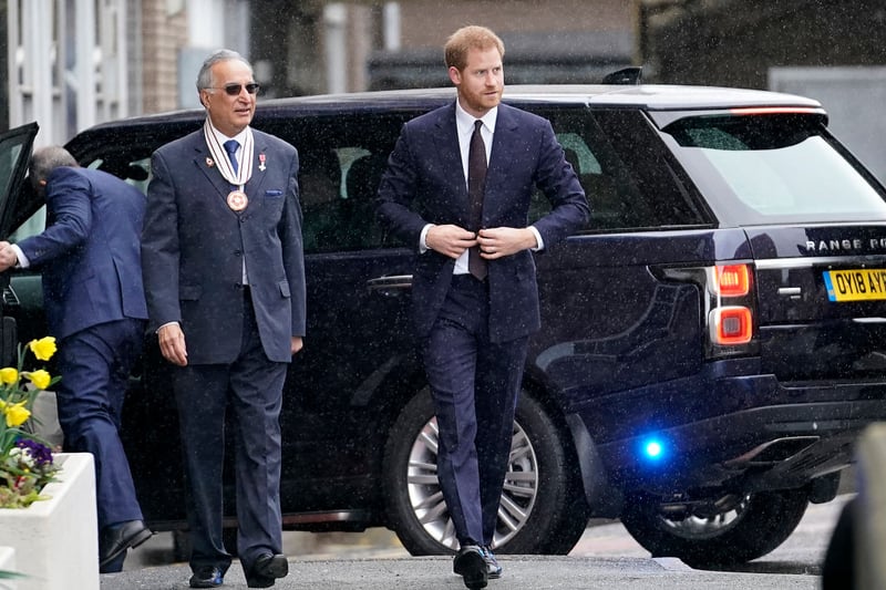 Prince Harry, Duke of Sussex arrives at The Institute of Translational Medicine at Queen Elizabeth Hospital,  (Photo by Christopher Furlong - WPA Pool/Getty Images)