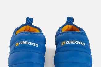 “Keep your feet as toastie as a Festive Bake straight out of the oven with these Greggs slippers, ideal for nights in or out if that’s your thing!”