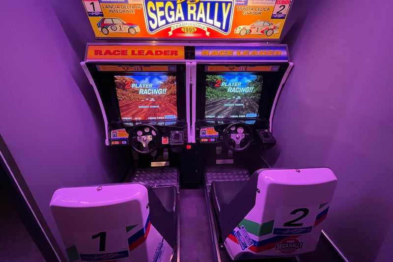 Put your driving skills to the test on Sega Rally.
