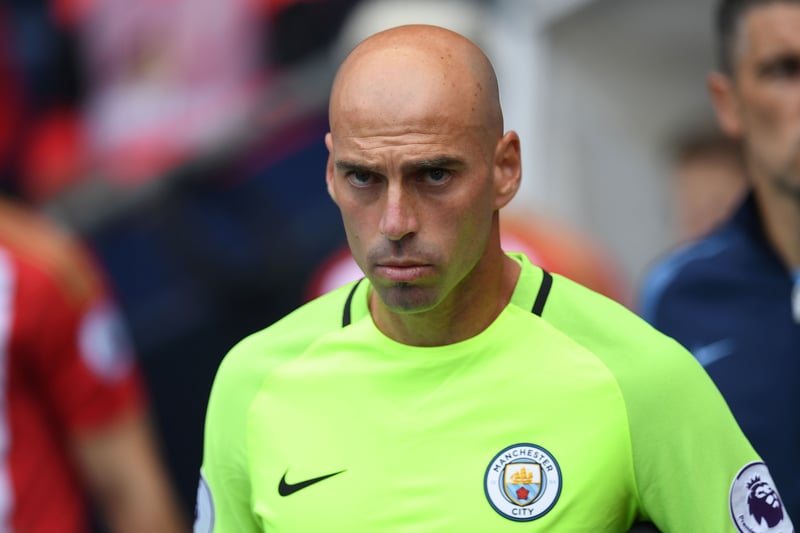 One of Guardiola’s first major decisions as City boss was to drop established no.1 Joe Hart and sign Claudio Bravo. Before the latter’s arrival, it was Caballero who started against Sunderland - the stopper is still on the books of Southampton aged 41.
