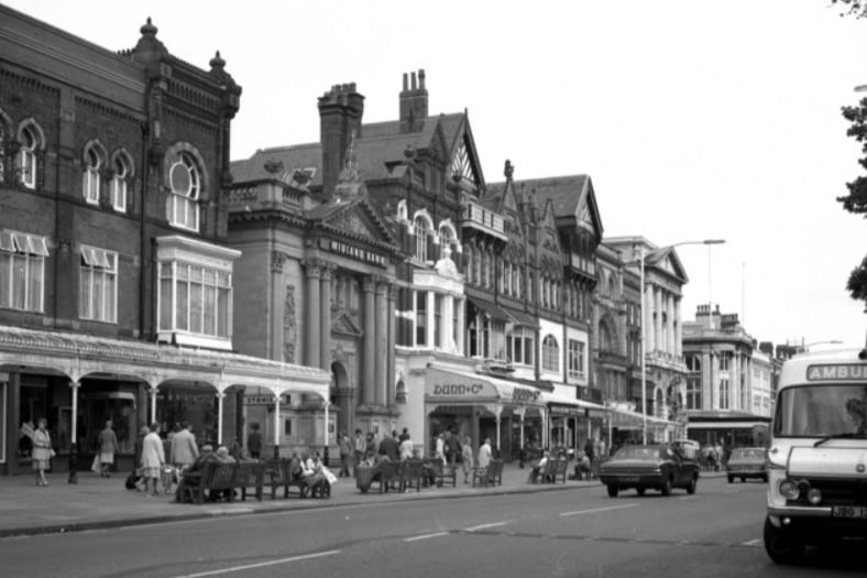 Southport’s Lord Street in 1977. It was said to be the most elegant shopping street in Northern England.