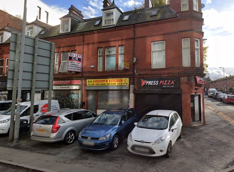  Gordon’s Kitchen,  is located at 293 Chester Road in Hulme. It has 4.5 and 135 reviews. One customer wrote: “Best black bean sauce I’ve ever had.” Credit: Google Maps
