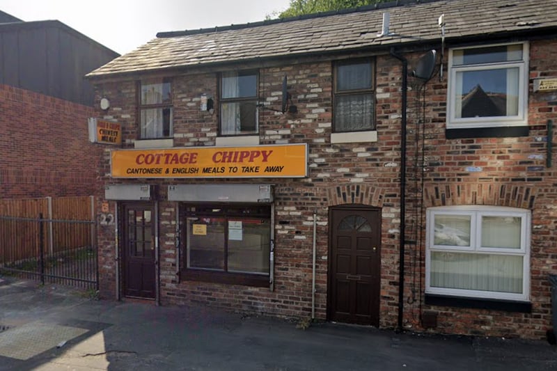 You can find Cottage Chippy at 22 Reddish Lane,  Gorton. It has 4.7 and 142 reviews on Google Reviews. One customer wrote: “Love all the food, they do the best salt and pepper King prawns I’ve ever tasted.” Credit: Google Maps