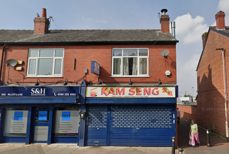 Kam Seng,  at 320 Platt Lane in Fallowfield, has 4.6 stars out of 5 and 117 reviews. Many of the customer reviews online mention the curry sauce in particular. One reviewer said: “The curry sauce is totally amazing!!! Best Chinese food in Manchester with big portions and great service.” Credit: Google Maps