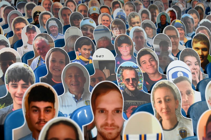The Elland Road faithful watch from afar as the end of the 2019/2020 season is played out behind closed doors due to the coronavirus pandemic.