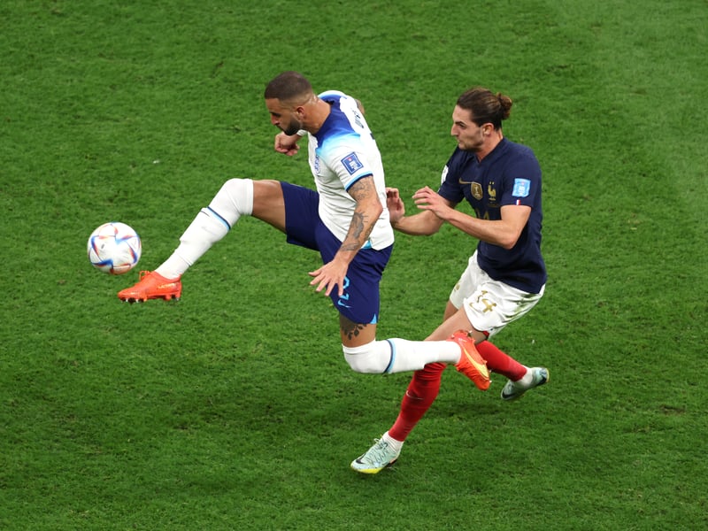 Started really well against Mbappe and kept tracking back whenever his team were in trouble.