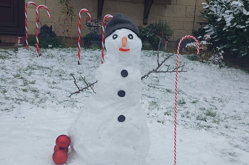 How about that for a snowman! 10/10 (Credit: Ina Andre)
